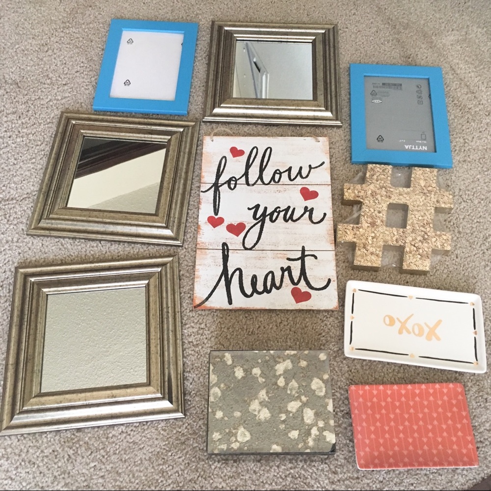 Home Wall Decor Mirrors Signs Picture Frames Trays